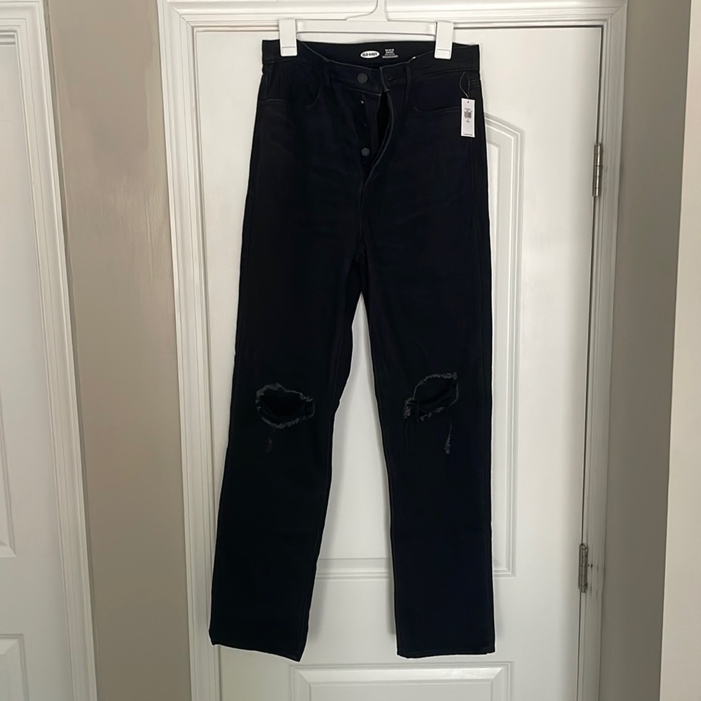 The sky-hi straight old navy jeans